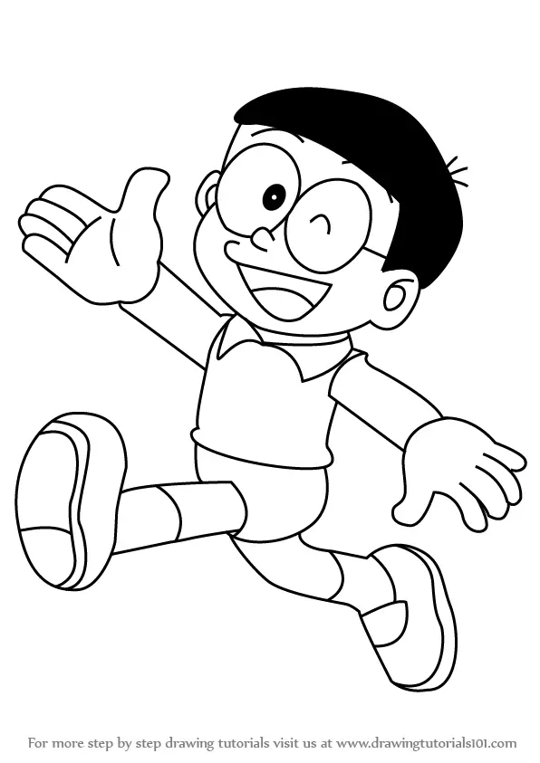 How to Draw Doraemon and Nobita Best Friends Forever Easy Step by Step  Doraemon  Drawing  YouTube
