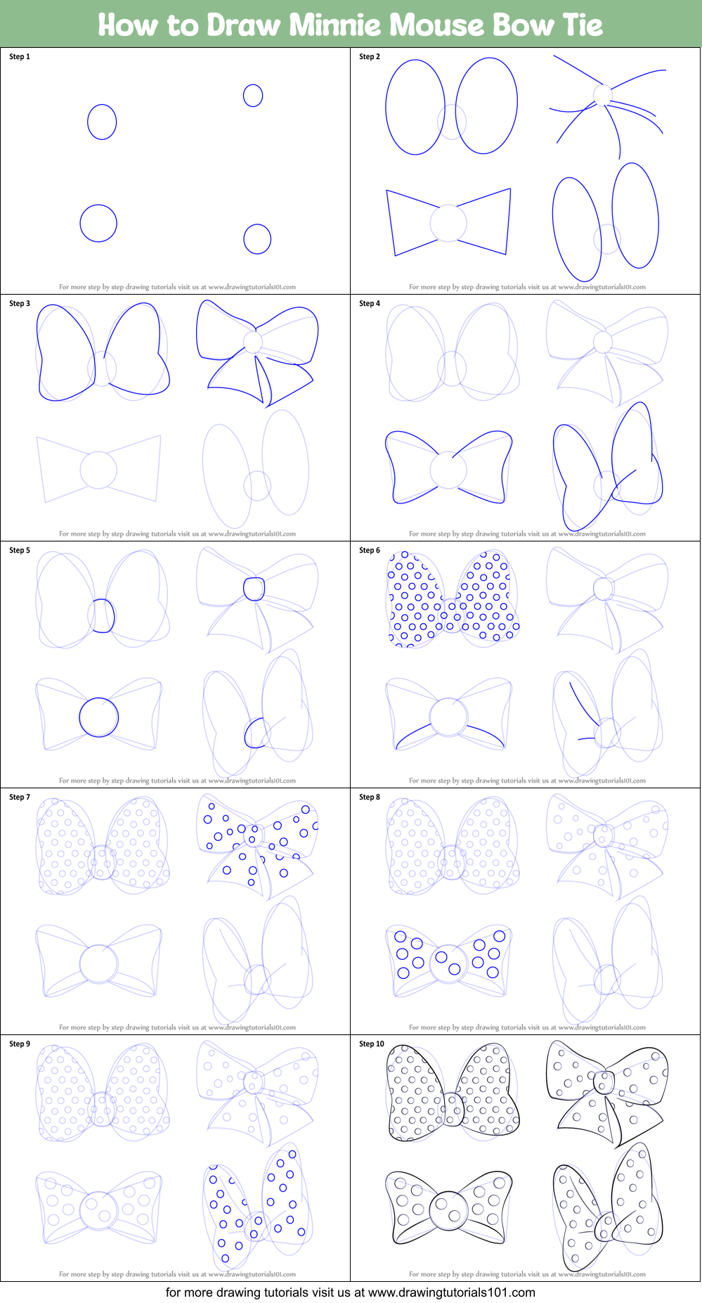 minnie mouse bow printables