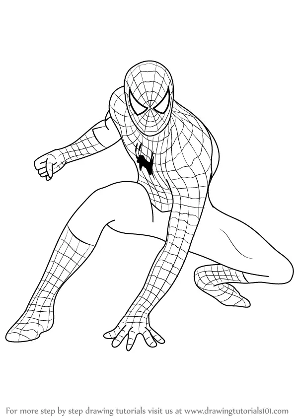 How to Draw Spiderman Art for Beginners  YouTube