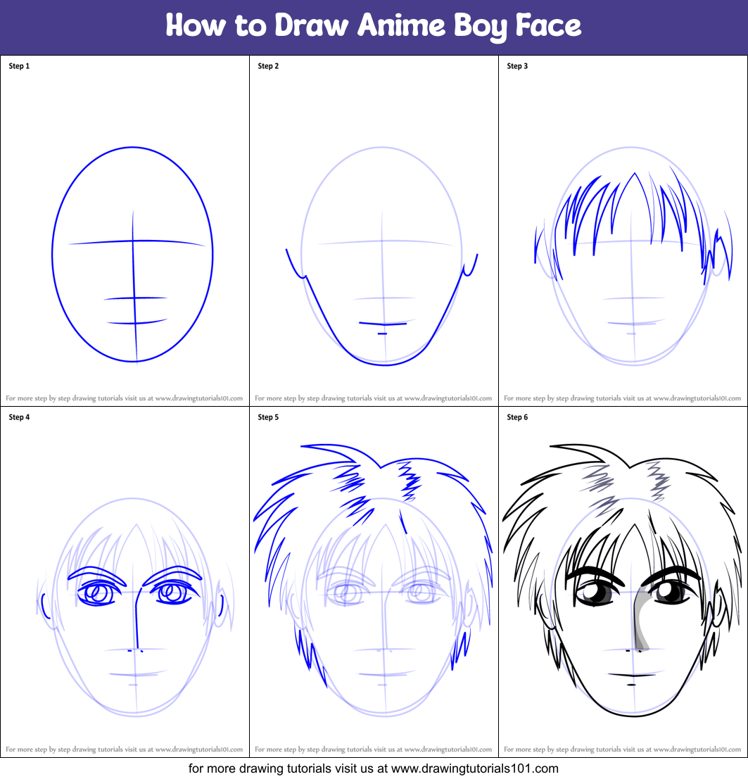 How to Draw an Anime Character  Easy Drawing Tutorial For Kids