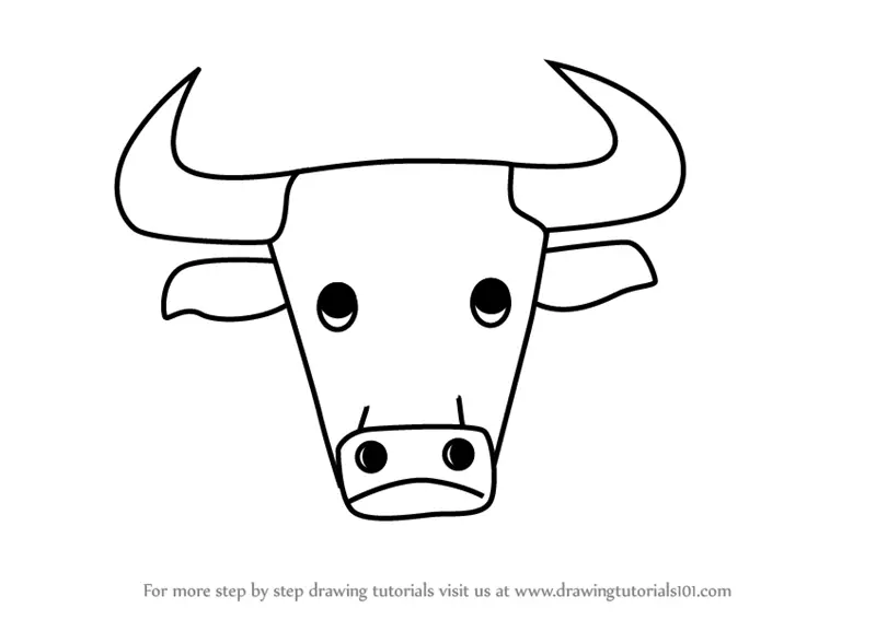 How to Draw a Bull - Really Easy Drawing Tutorial