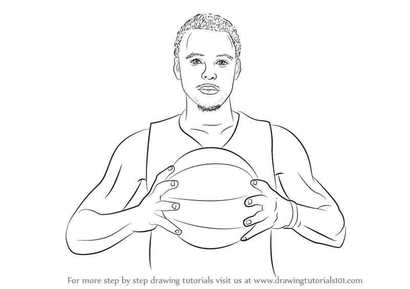 easy stephen curry drawing