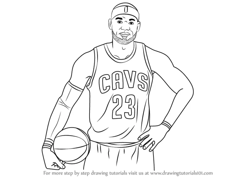 How To Draw Space Jam Lebron James (Toon Squad)  Easy, Step By Step  Tutorials For Beginners 