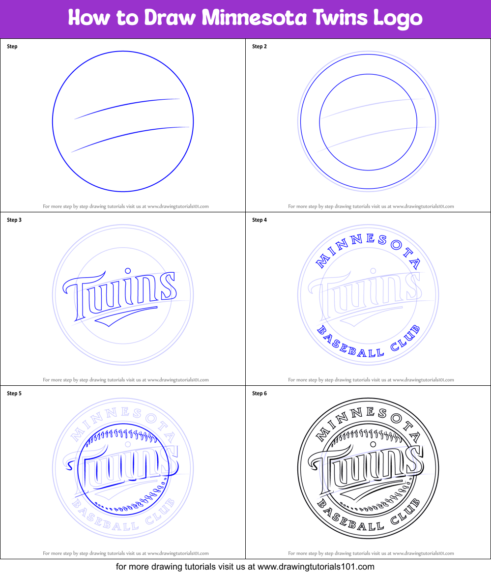 Minnesota Twins Logo coloring page