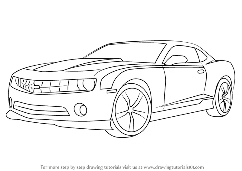 Camaro Ss Drawing by A A  Pixels
