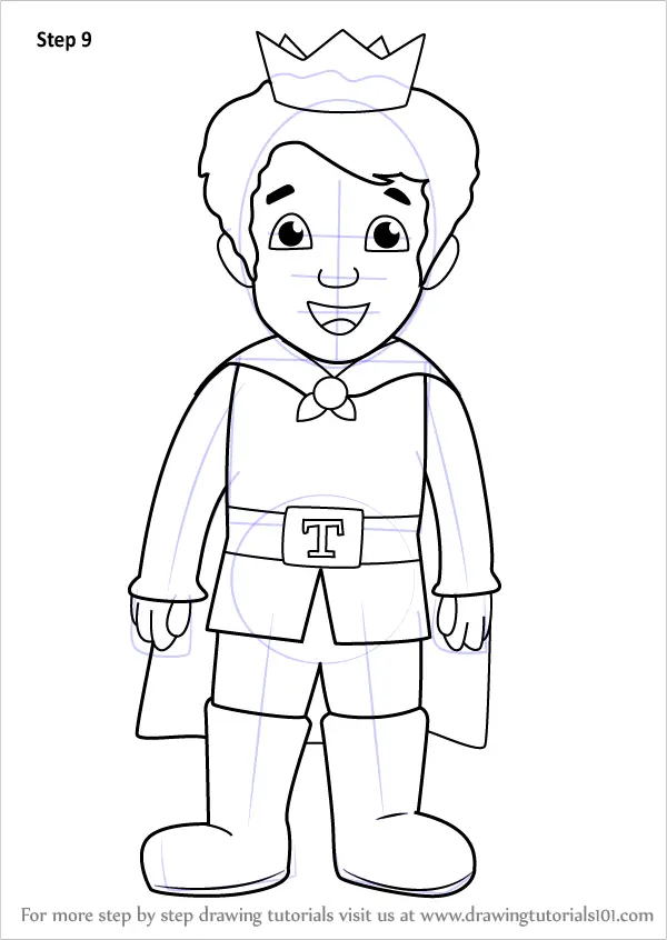 How To Draw Prince for Kids: Easy Step by Step Grid Drawing Guide to Learn  How to Draw Prince, Drawing Activity Book for Kids Ages 4-8 8-12
