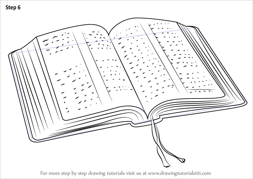 How to Draw an Open Book - Really Easy Drawing Tutorial