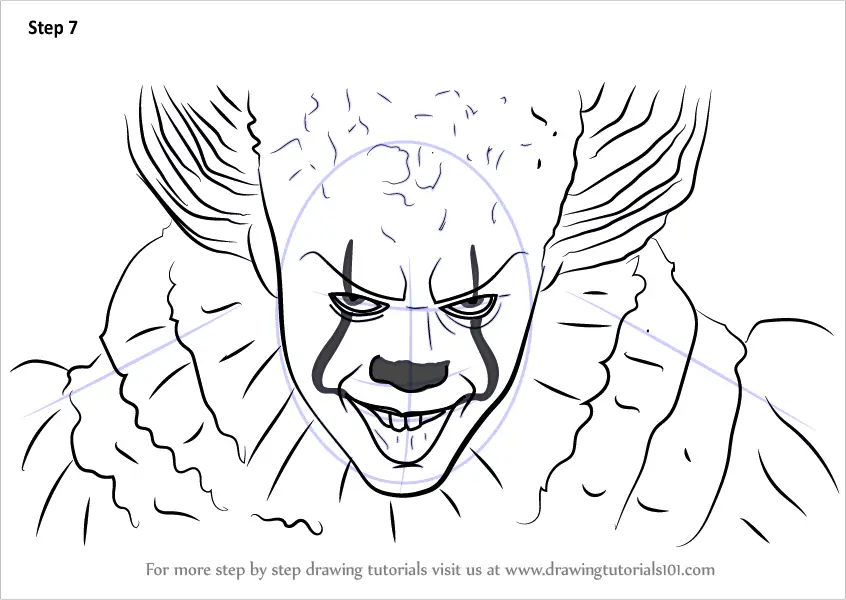 How To Draw Pennywise | Pennywise Drawing Pencil Easy (step by step) -  YouTube