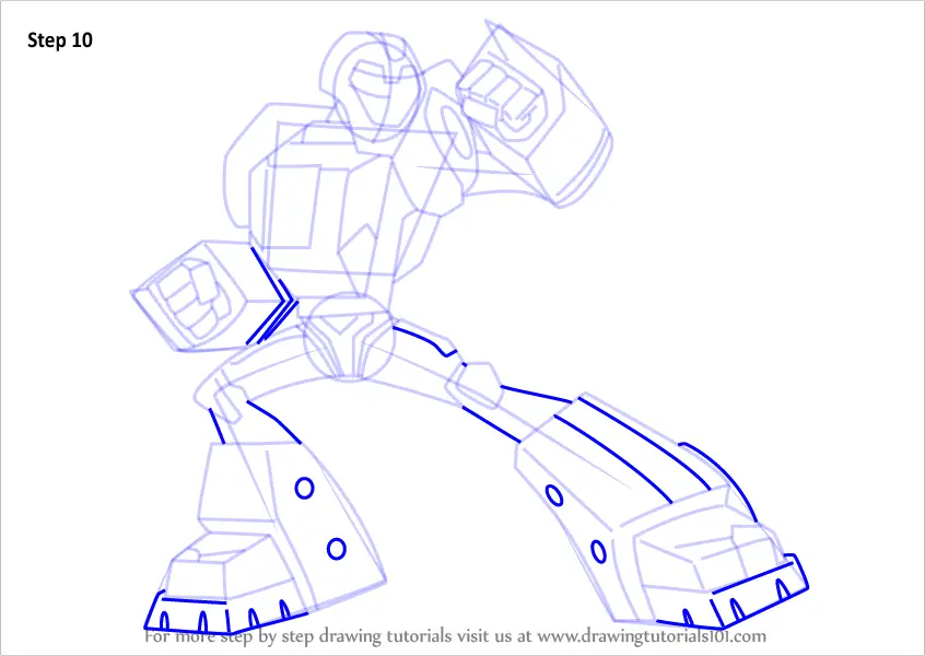 How to Draw Bumblebee from Transformers - Really Easy Drawing Tutorial
