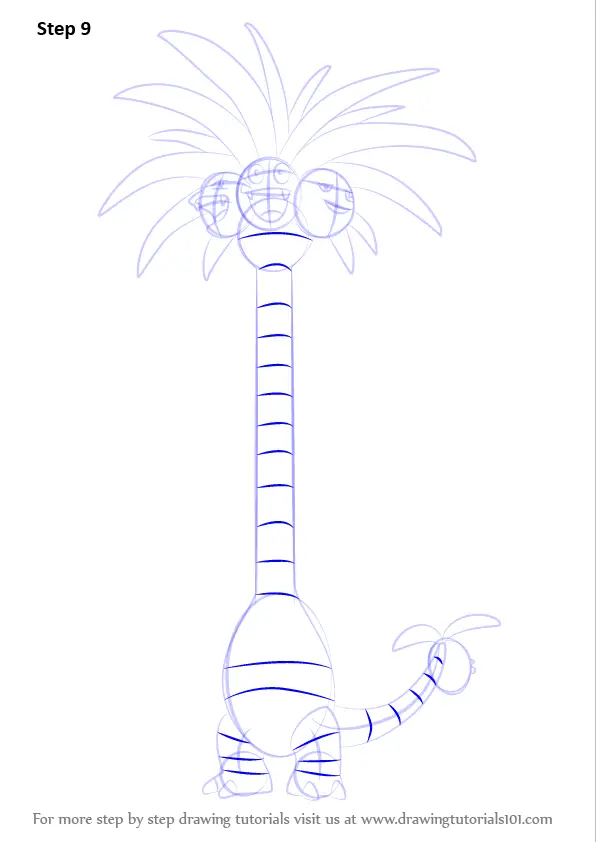 Tutorial de Desenho Alolan Exeggutor