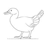 How to Draw a Blue Duck
