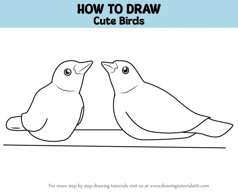 Bird Drawings for Kids - HelloArtsy