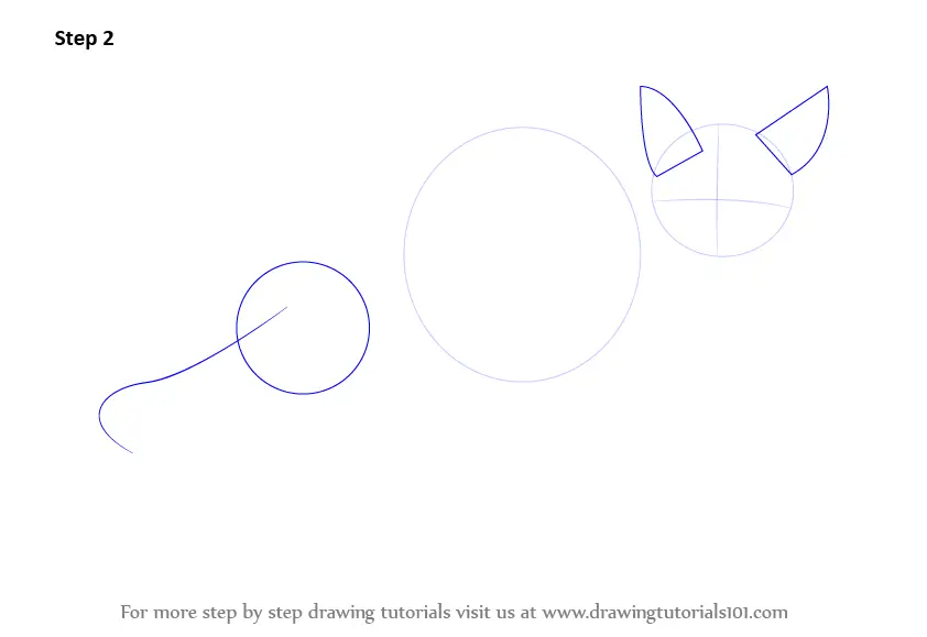 how to draw a anime cat step by step