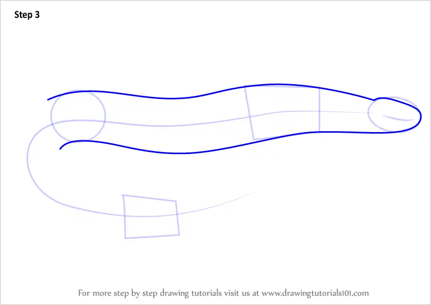 Learn How to Draw Hagfish (Fishes) Step by Step Drawing Tutorials