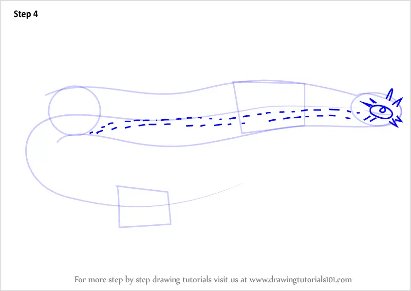 How to Draw Hagfish (Fishes) Step by Step