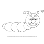 How to Draw a Caterpillar for Kids