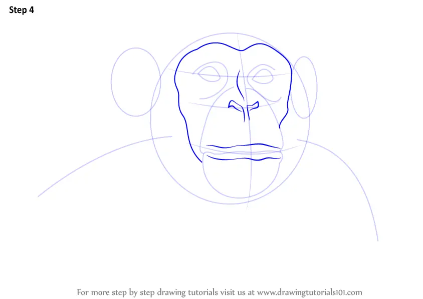 Premium Vector  Handdrawn black and white sketch of chimpanzee on a white  backgroundvector sketch