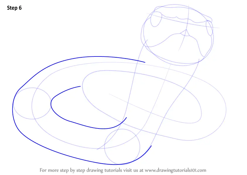 Learn How to Draw a Black Mamba (Reptiles) Step by Step Drawing Tutorials