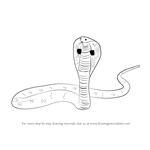 How to Draw a King Cobra