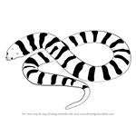 How to Draw a Tiger Snake