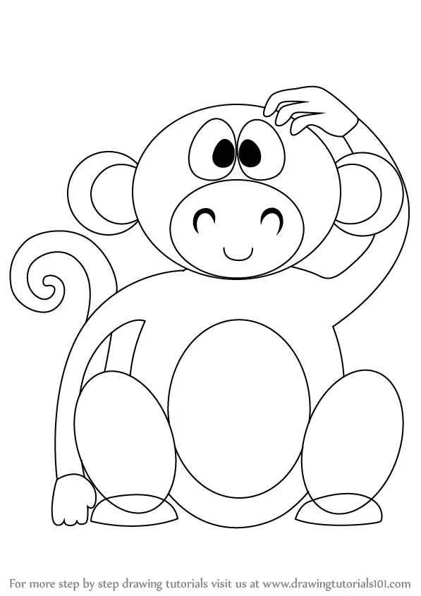 cute cartoon monkeys to draw