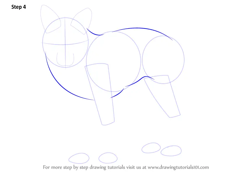 How to Draw a Fox (Zoo Animals) Step by Step | DrawingTutorials101.com