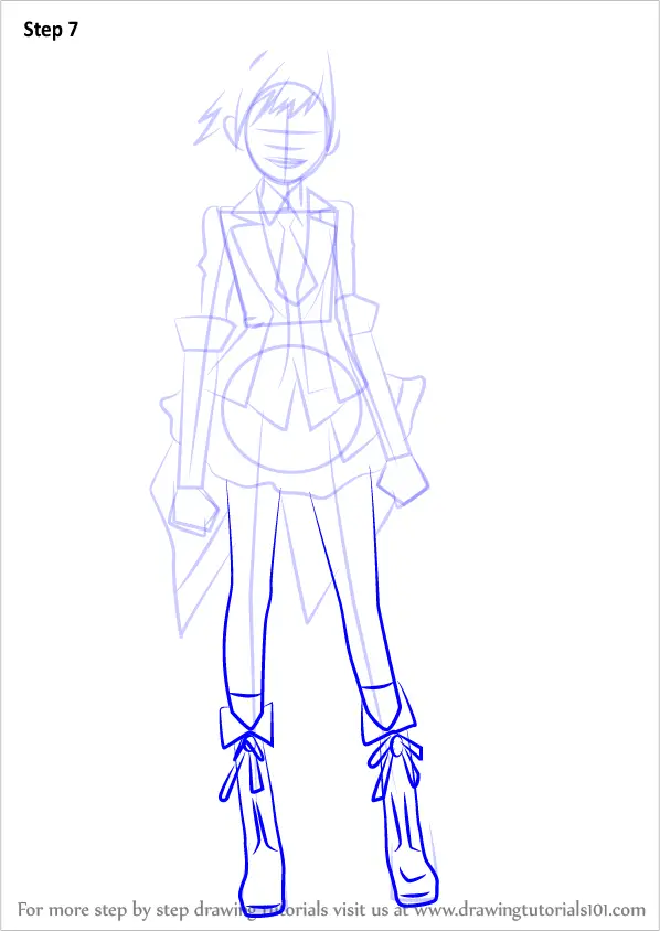 How to Draw Sae Miyazawa from AKB0048 (AKB0048) Step by Step ...