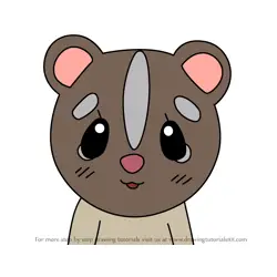 How to Draw Hakumi from Aggretsuko