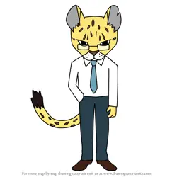 How to Draw Hyodo from Aggretsuko