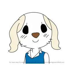 How to Draw Inui from Aggretsuko
