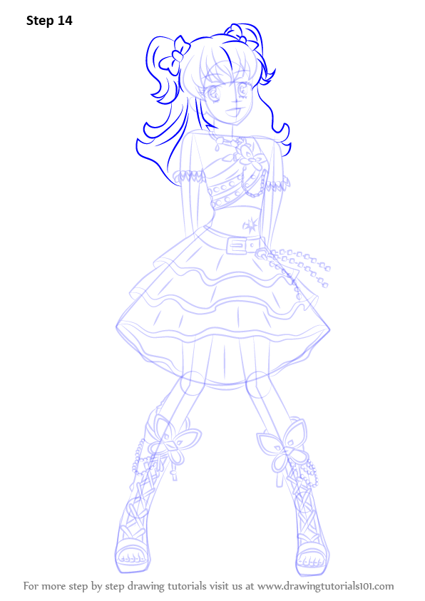 How to Draw Hikari Minowa from Aikatsu! (Aikatsu!) Step by Step ...