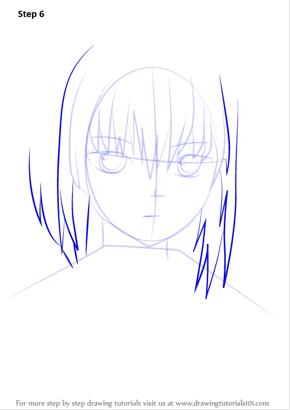 How to Draw Hisako from Angel Beats! (Angel Beats!) Step by Step ...