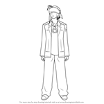 How to Draw TK full body from Angel Beats!