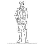 How to Draw Jean Kirstein from Attack on Titan