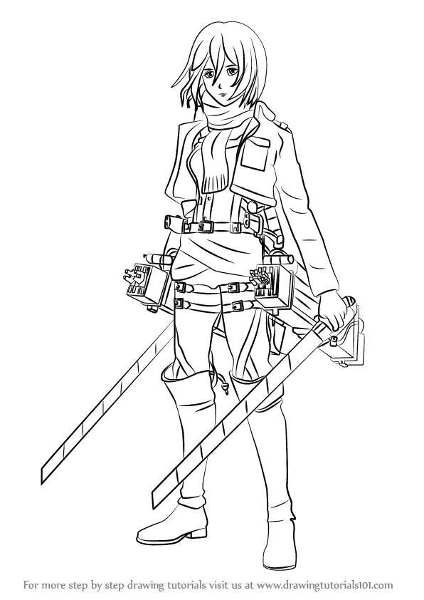 Mikasa Ackerman  Drawing by me  rattackontitan
