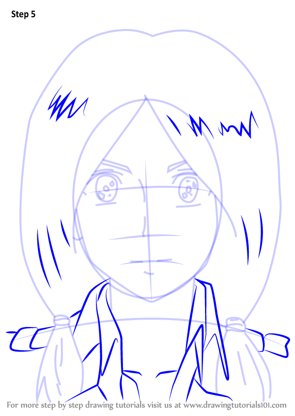 How to Draw Mina Carolina from Attack on Titan (Attack on Titan) Step ...