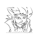How to Draw Lee from Beyblade
