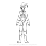 How to Draw Drossel Cainz from Black Butler