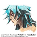 How to Draw Pluto from Black Butler