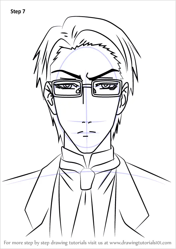 Learn How To Draw William T Spears From Black Butler Black Butler Step By Step Drawing Tutorials