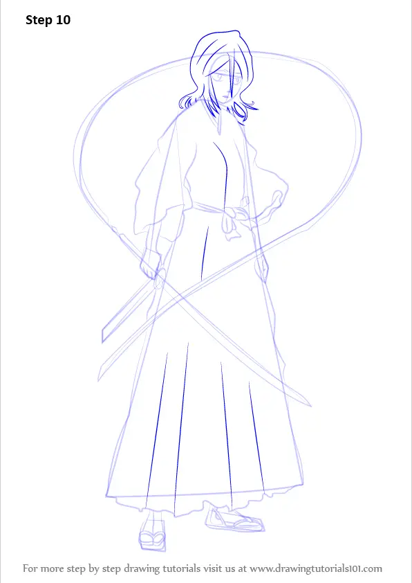 Download Learn How to Draw Rukia Kuchiki from Bleach (Bleach) Step by Step : Drawing Tutorials