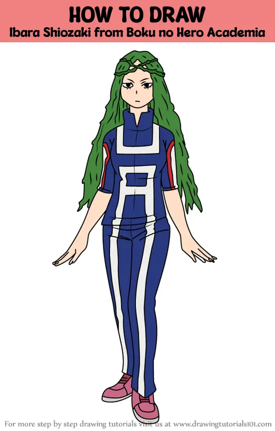 How to Draw Ibara Shiozaki from Boku no Hero Academia (Boku no Hero ...