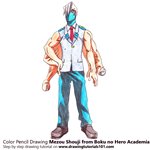 How to Draw Mezou Shouji from Boku no Hero Academia