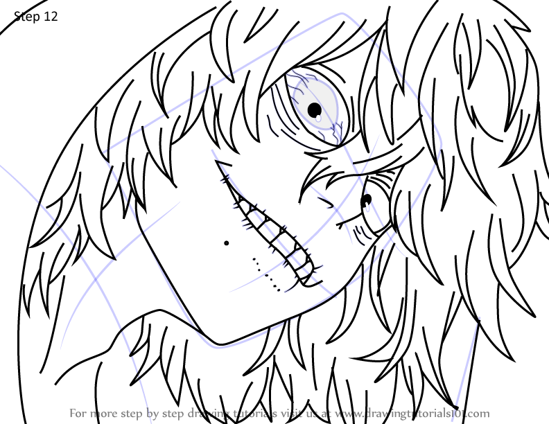 How To Draw Tomura Shigaraki From My Hero Academia Boku No Hero Academia Step By Step 