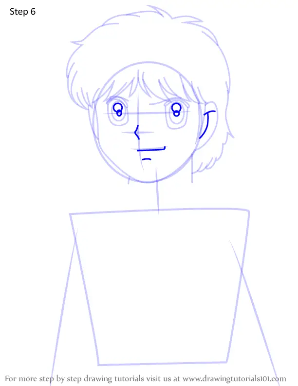 How to Draw Jun Misugi from Captain Tsubasa (Captain Tsubasa) Step by ...