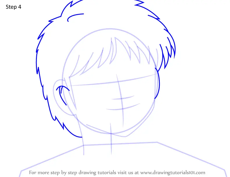 How to Draw Taro Misaki from Captain Tsubasa (Captain Tsubasa) Step by ...