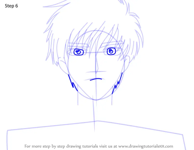 Step by Step How to Draw Touya Kinomoto from Cardcaptor Sakura ...