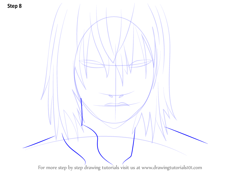 Learn How to Draw Mello from Death Note Death Note Step 