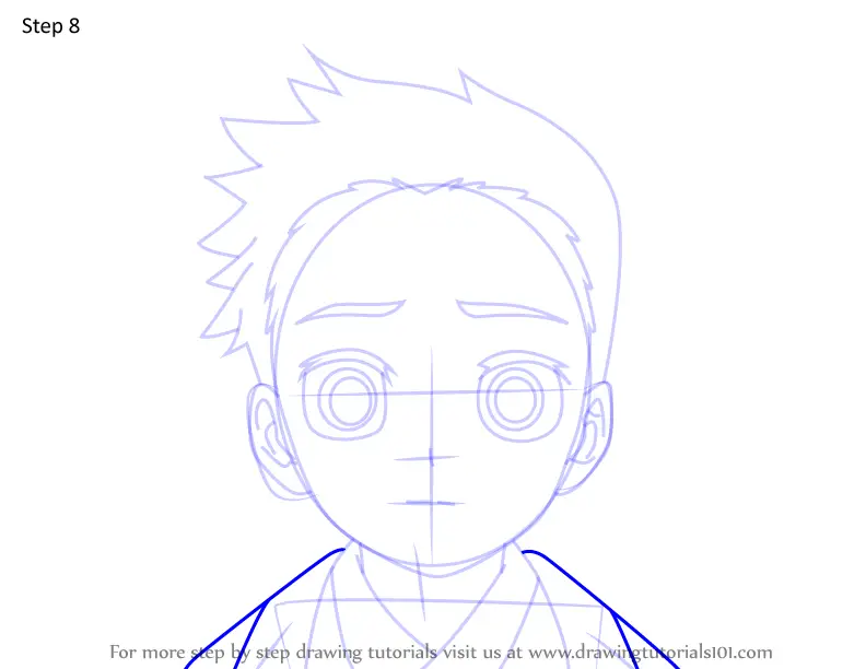 How to Draw Shoichi from Demon Slayer (Demon Slayer) Step by Step ...