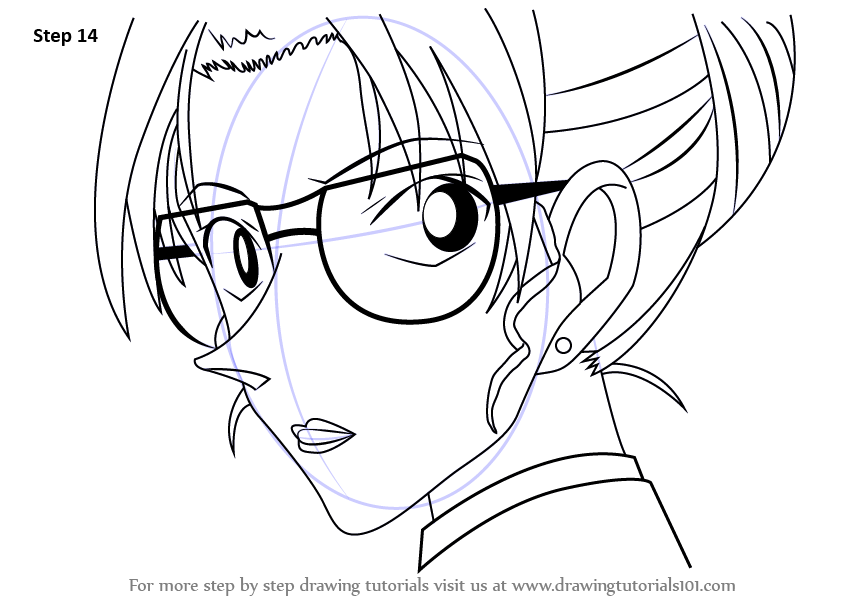 Learn How to Draw Eri Kisaki from Detective Conan (Detective Conan